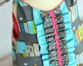 Sweet on NYC Ruffle Dress, Size 5, Ready to ship by The Cottage Mama