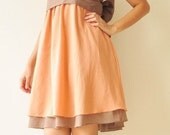 Wind of change Part II.... Orange-Brown Cotton Dress