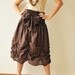 Baby Doll.... Dark Brown Cotton Dress/Skirt
