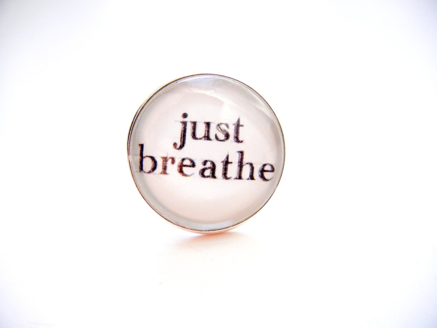 Just Breathe Ring Sterling Silver