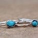 Sterling and Turquoise Stacking Rings