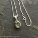 Prehnite Necklace in sterling silver