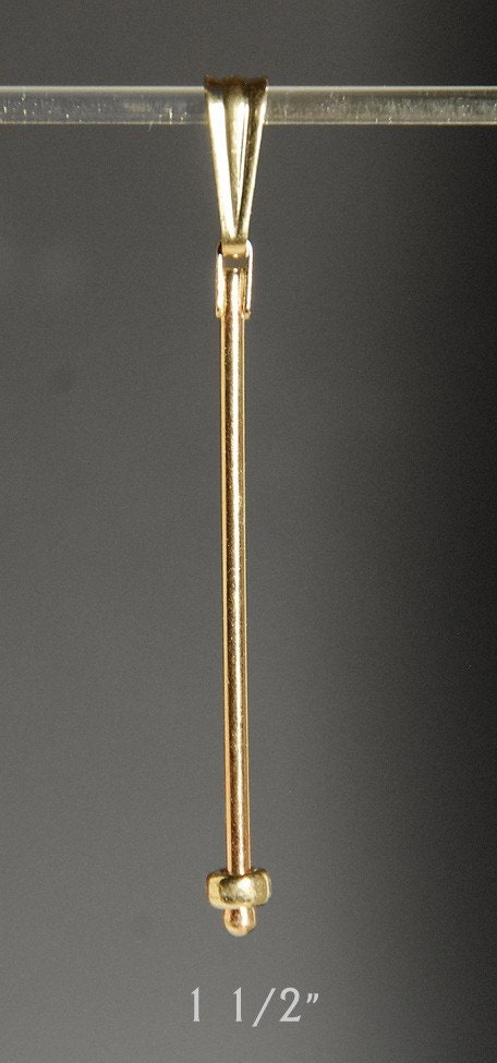 1.5" Quick Switch Gold Filled  Bead Pendant