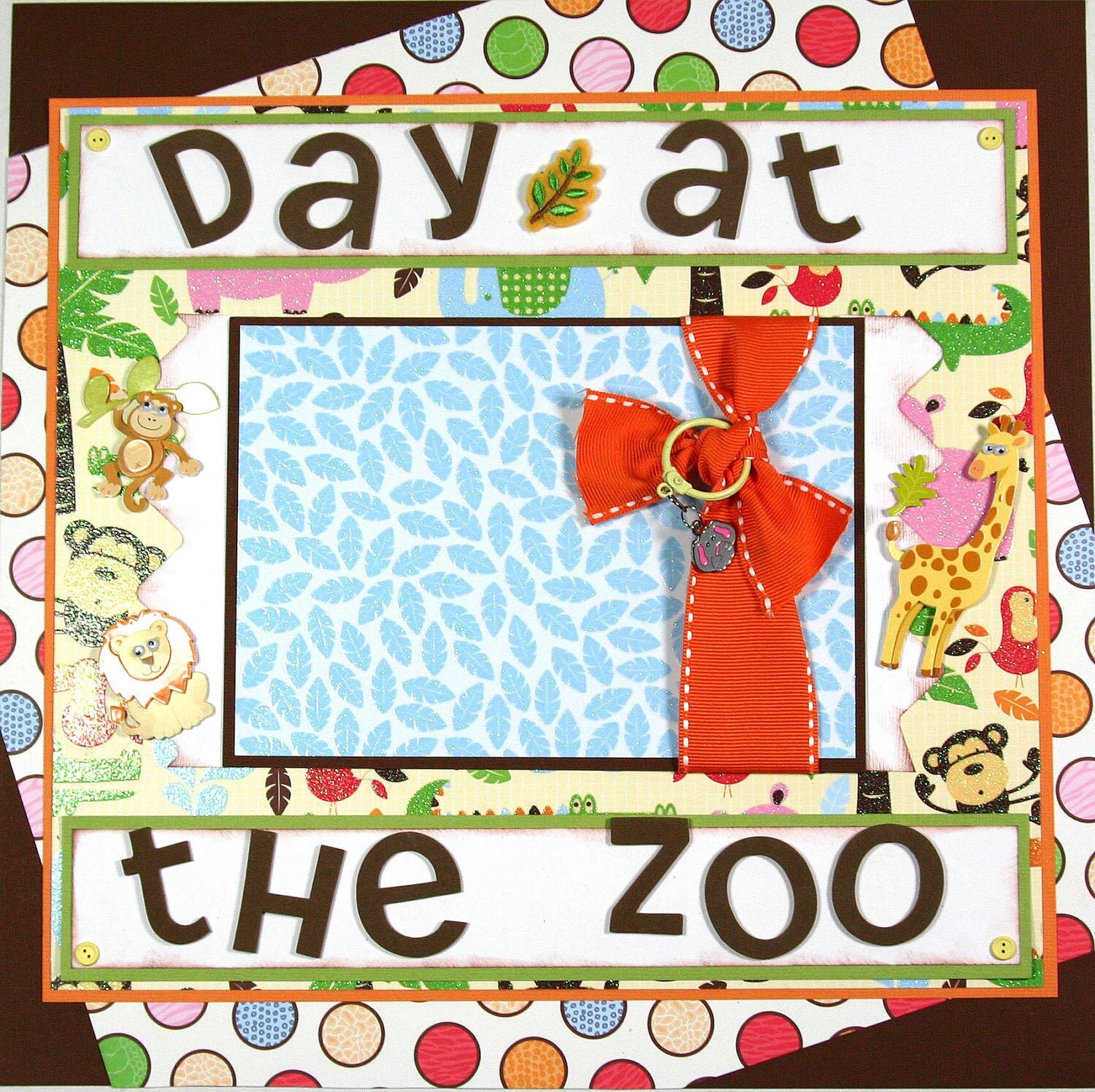 Animal Scrapbook Layouts