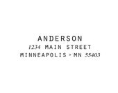 Custom Return Address Rubber Stamp