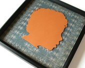 Custom Silhouette From Your Photo (12x12 framed)