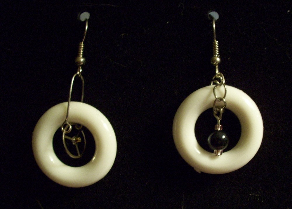 Steampunk "Lifesaver" Earrings