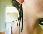 Falls - Upcycled Bike Tube Earrings