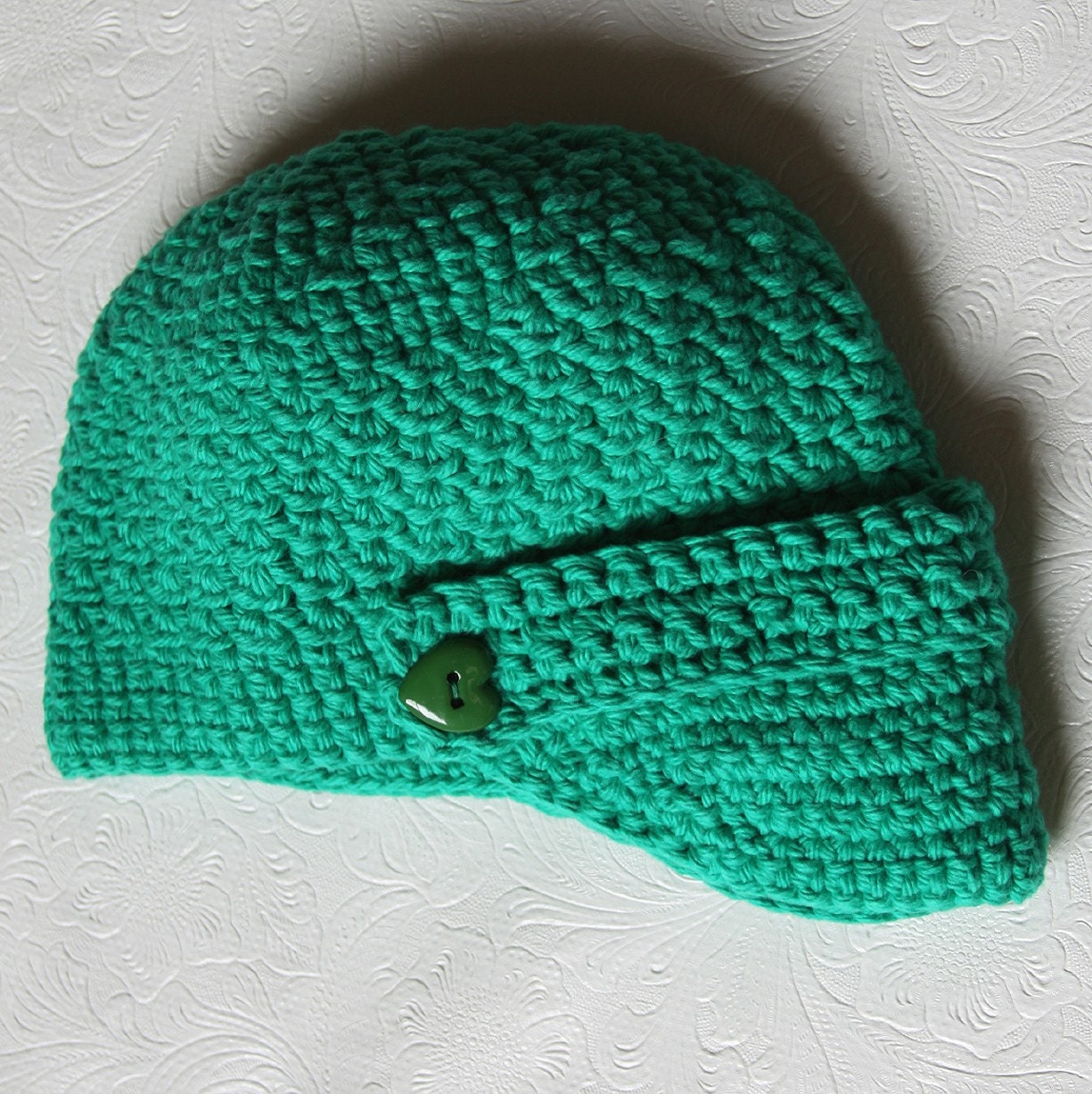 Green Newsboy Hat