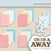 HOT AIR BALLOON Baby Shower Printable Package in Coral- Instant Download