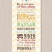 HOT AIR BALLOON Baby Shower Printable Invitation in Vintage Rainbow