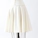 50s circle skirt xs - 1950s poodle skirt white cream full felt school dance prom: Dance-A-Thon