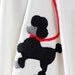 50s circle skirt xs - 1950s poodle skirt white cream full felt school dance prom: Dance-A-Thon
