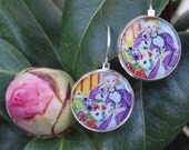 Matisse Flower Girl Sterling Silver plated Earrings
