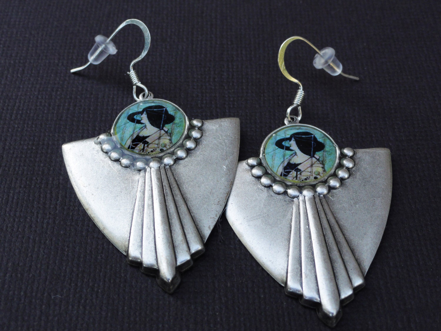 Mackintosh Art Deco Earrings