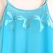 SALE////vintage 1960s tourquise blue nylon chiffon baby doll lingerie