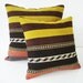 Sukan / 1 Piece Handwoven Vintage Turkish Kilim Pillow Cover Decorative Pillows Accent Pillow Throw Pillow 20x20 inch