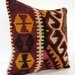 Sukan / Hand Woven - Turkish Anadolu Kilim Pillow Cover - 16x16 inch