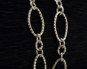 Oval Sterling Link Bracelet
