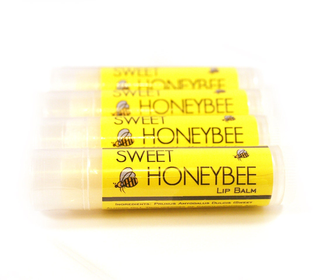 HONEYBEE Lip Balm - Shea Butter and Beeswax Lip Balm