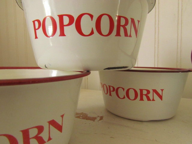 Vintage Popcorn Bowls 40