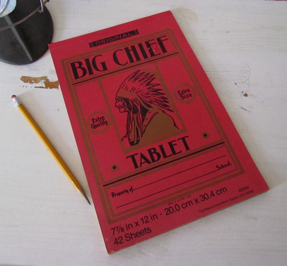 Vintage1940 paper writing tablet 06 picture