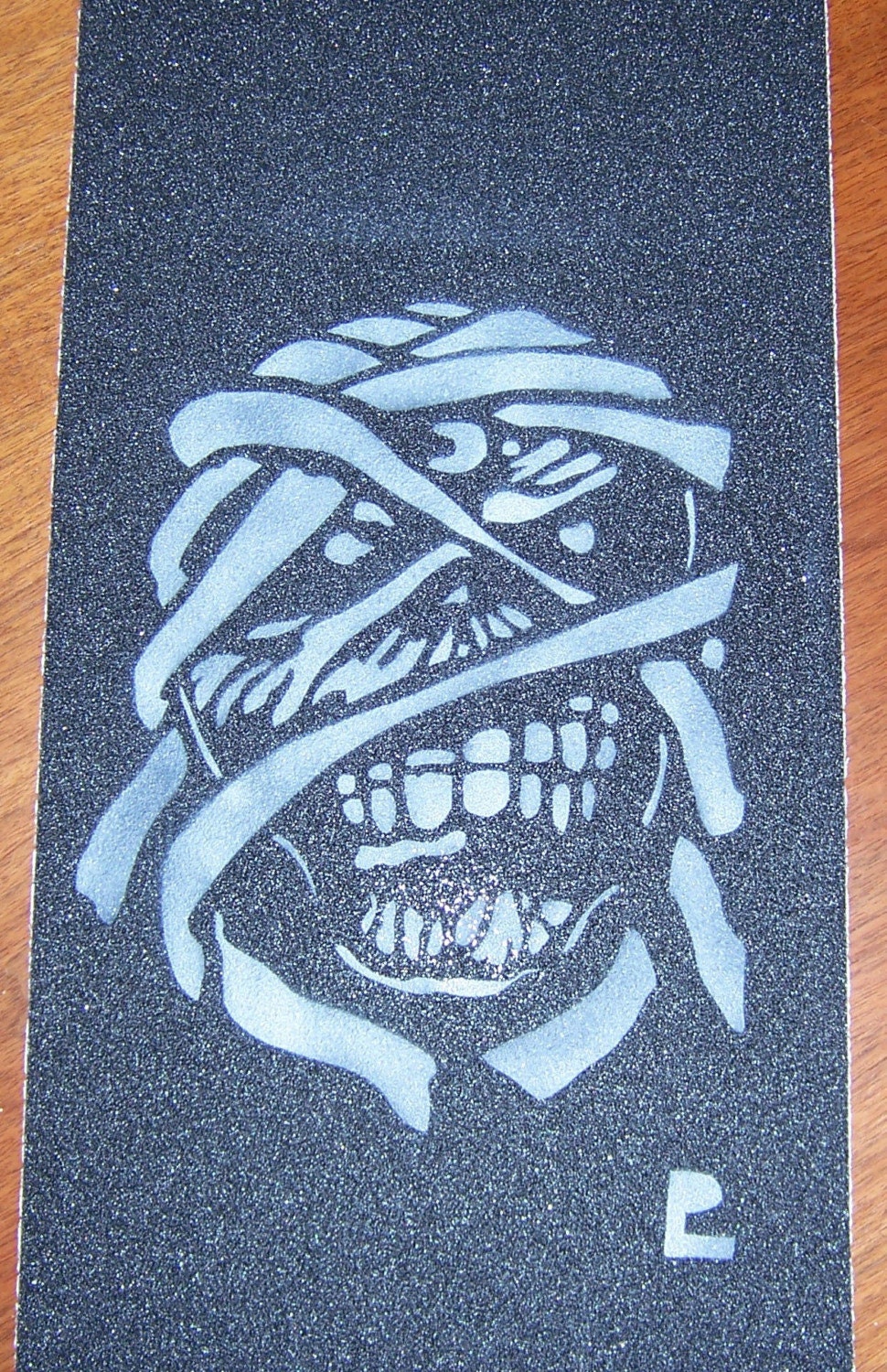 Iron Maiden Eddie Stencil On Griptape Sheet By Customgriptapeartvt 1757