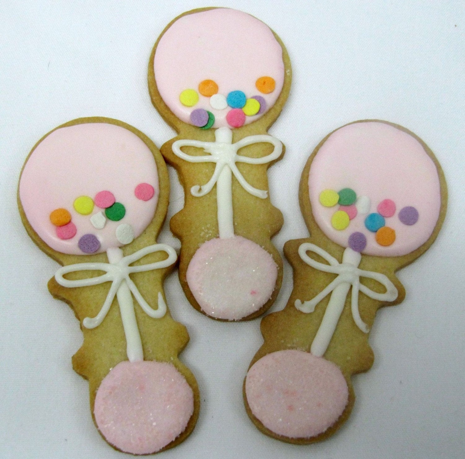 Baby Rattle Sugar Cookies