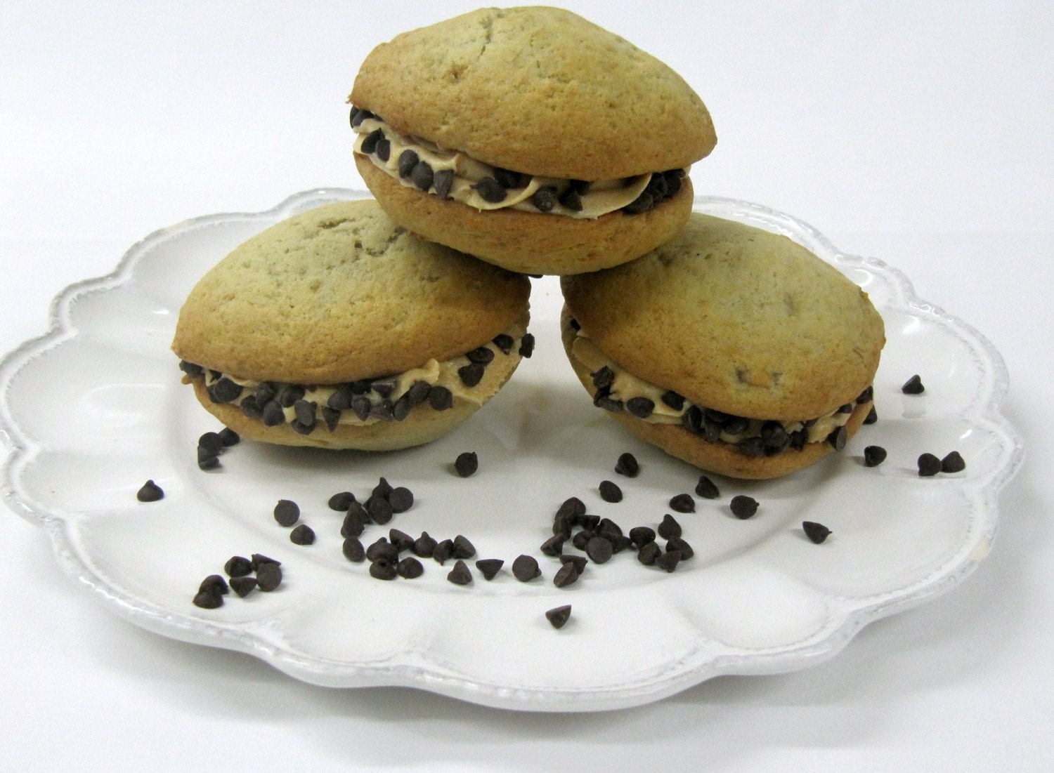 Banana Peanut Butter Chocolate Chip Whoopie Pies