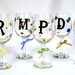 Personalized Polka Dots Wine Glass Hand Painted