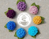 Fleur - Small Crochet Rosette