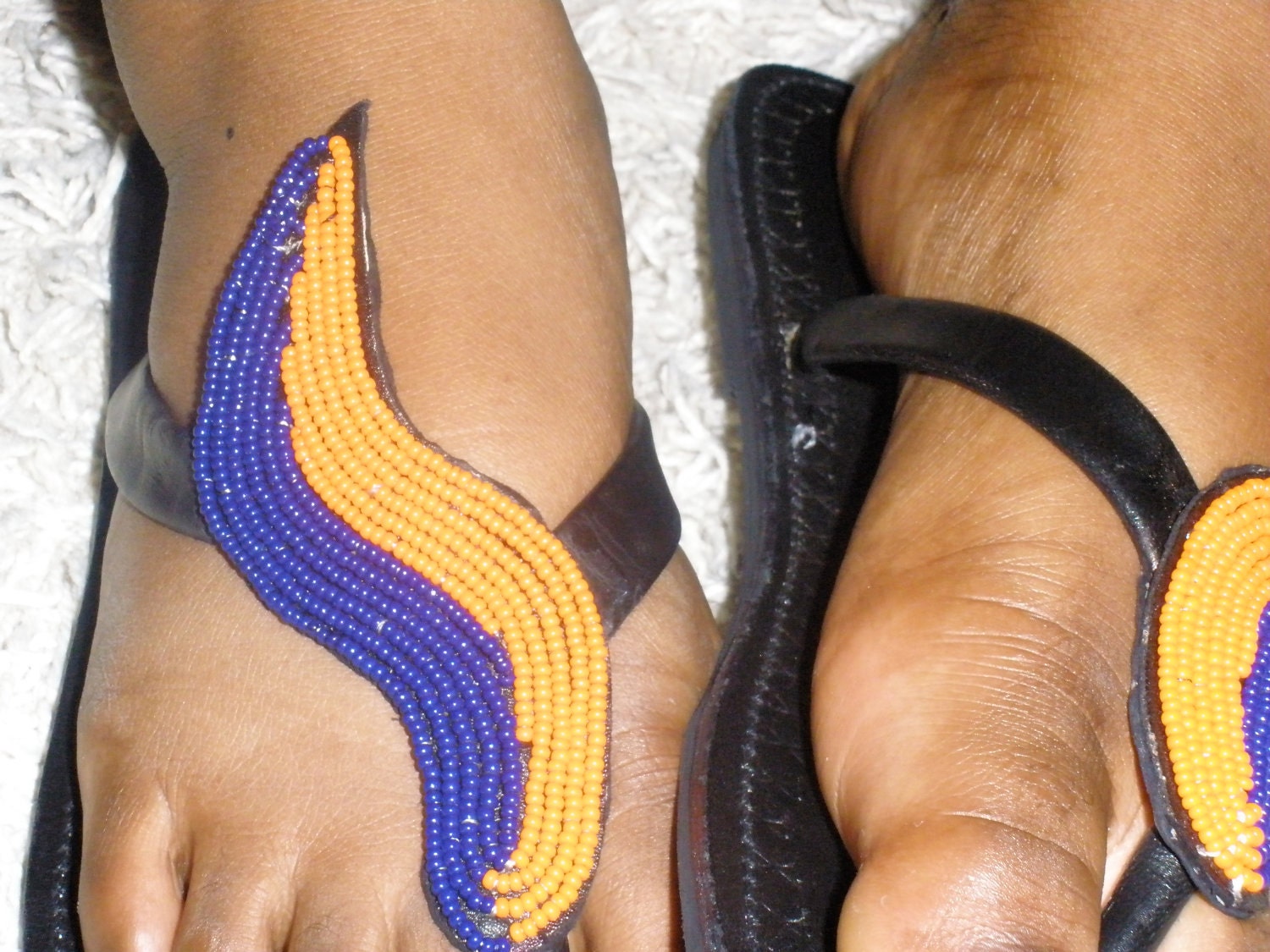 Beautiful Beaded Sandal size 8.5-9 US