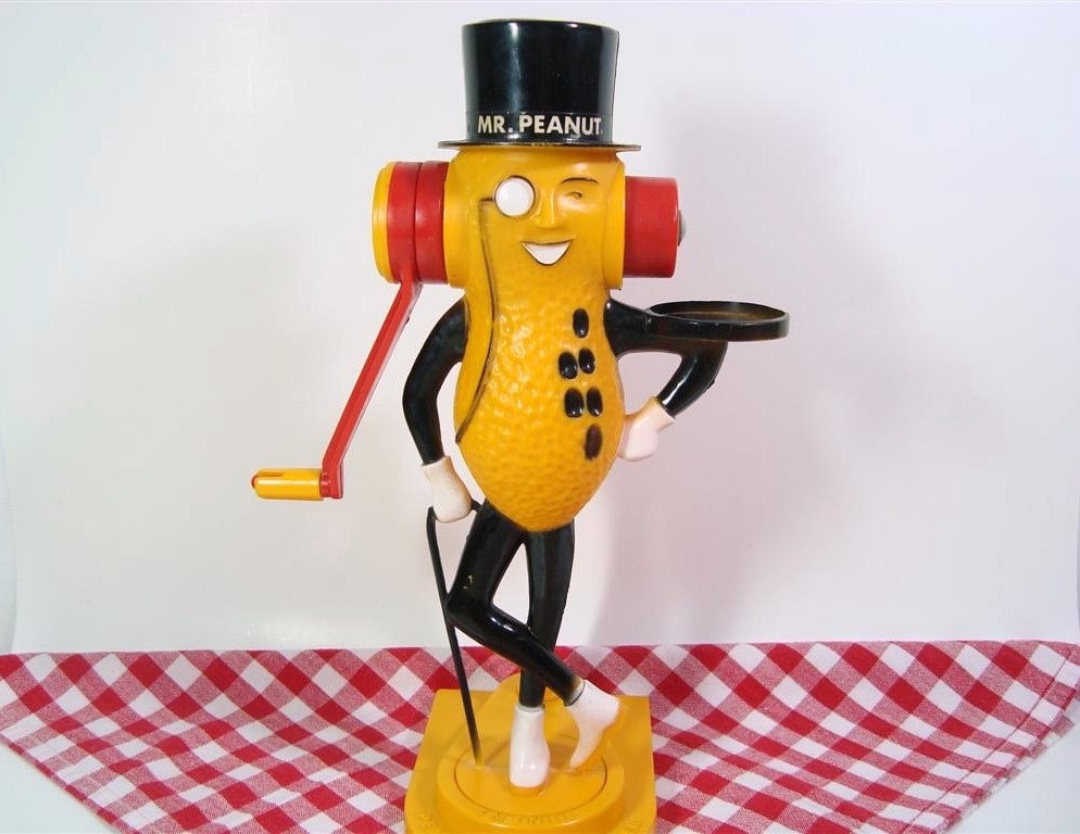 ON SALE Mr Peanut 1960s Emenee Peanut Butter Maker by ThreeOldKeys