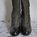 vintage antique 1900s boots / rare button down Edwardian boots / Hocus Pocus