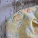 vintage rare 1940s 2pc yellow floral bombshell  swimsuit