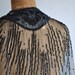 vintage antique 1920s Glitz and Glamor sequin cape