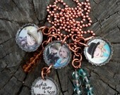 Custom Photo Bottle Cap Necklace