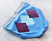Mr. Prep Argyle 2T/3T Appliqued Little Man Undies