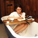 Tub Caddy made of Reclaimed Oak from a Broken Down Hardware Store