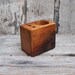 Desk caddy: The Original, rustic, reclaimed wood, Small.
