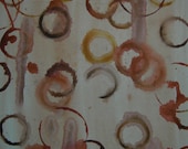 Meeting Over Coffee 3 - Mocha - Original Watercolor Painting
