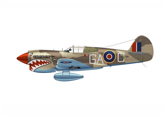 Bomber 2 Airplane Boy's Nursery Playroom Wall Art