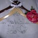 SALE..shipped out in 2 days. Artsy personalized wedding dress hanger ,wire name hanger, New Name hanger, bridal hanger.