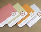 Personalized Stationery - Monogram Cards - Set of 10