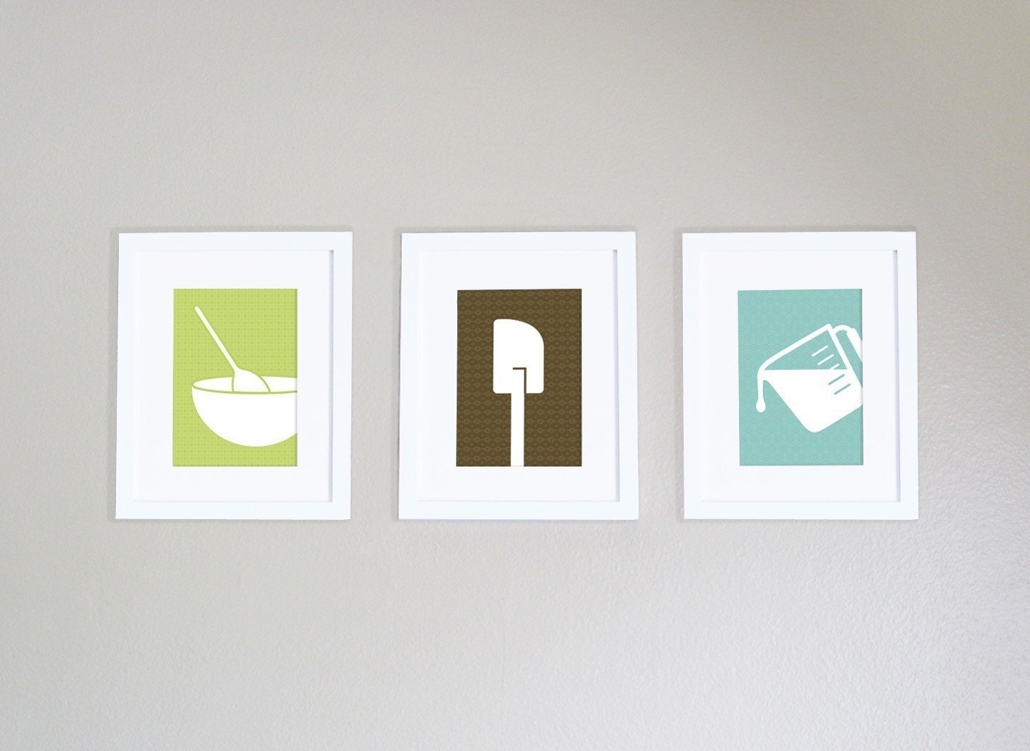 Modern Kitchen Art Prints - Set of 3