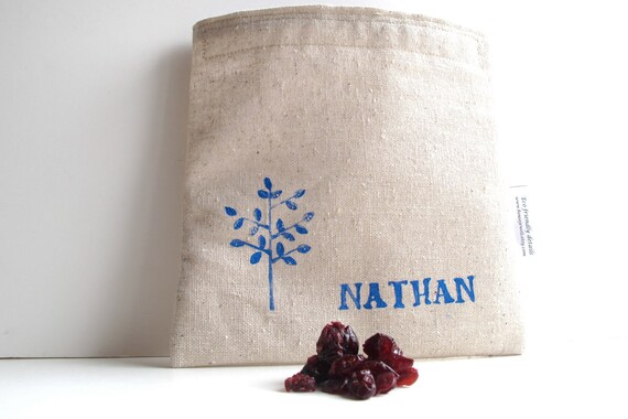 Personalized Eco friendly Reusable Sandwich Bag