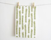 Patterned Notebook with Ferns - MintAfternoon