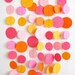 Pink and Orange Paper Garland