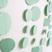Mint Green Paper Garland