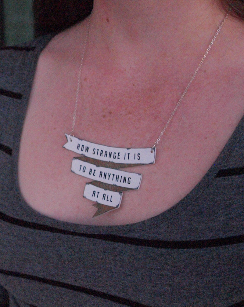 How Strange It Is - Banner Necklace - Made To Order
